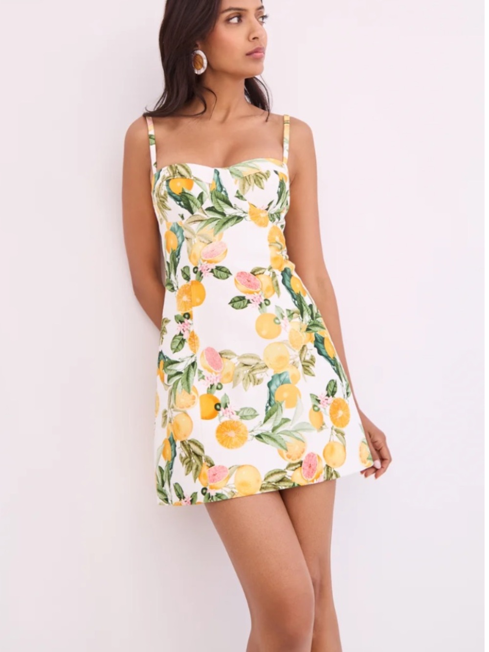 Cara Cara CLAUDINE MINI DRESS IN CARA CARA CITRUS